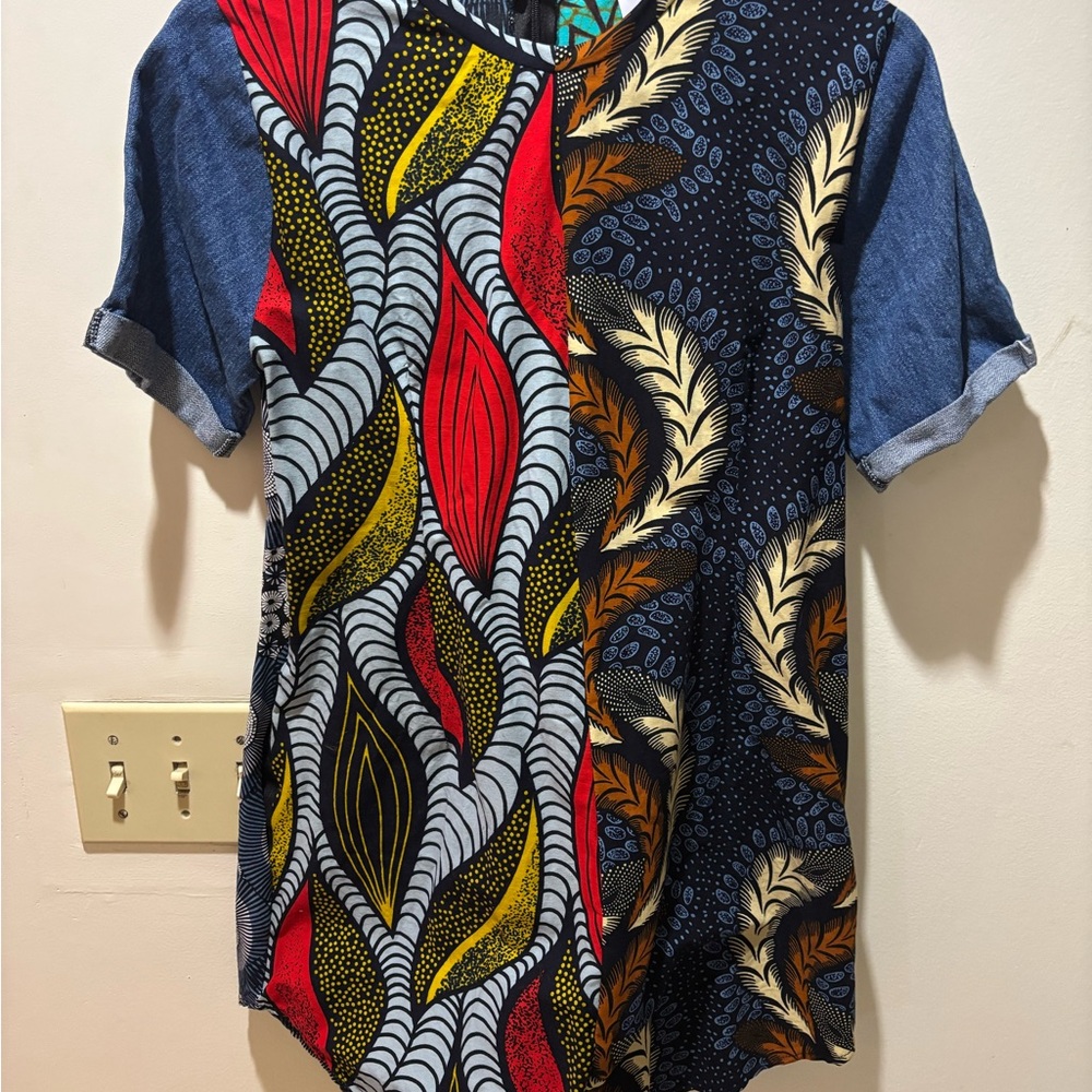 Mangishi Doll African Cotton Blend Tunic Top 4